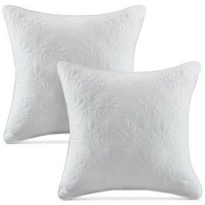 Madison Park 20"x20" White Decorative Pillow 2 pc